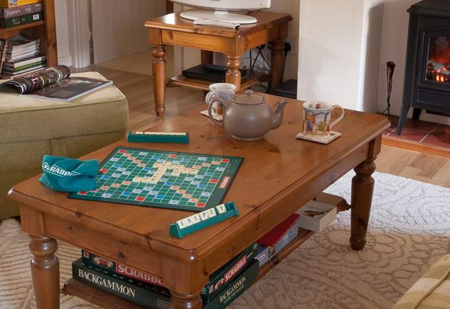 There are plenty of games and books to enjoy.