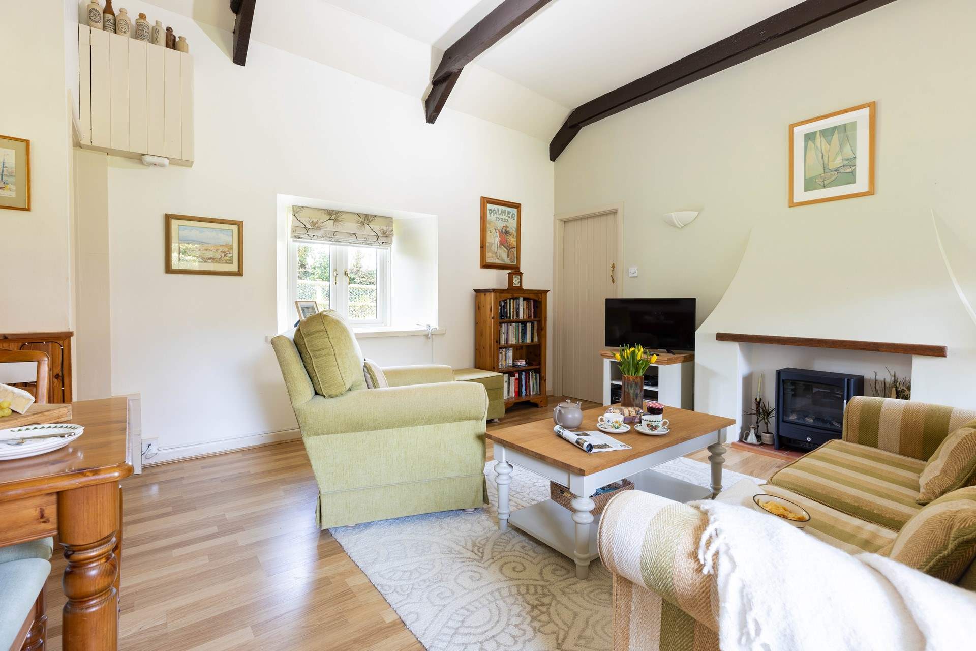 Perhaps have a game of scrabble with a glass of wine.