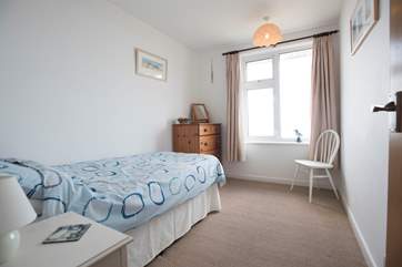 The single bedroom.