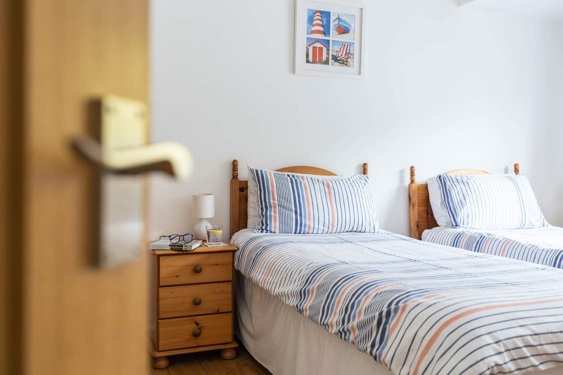 The twin bedroom, prefect for the younger members of your party.