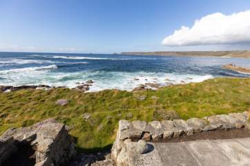 The Oystercatcher has an amazing view from the terrace.
