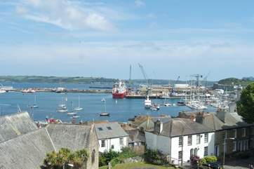 Harbour views from the top floor windows.
