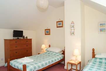 The bedroom on the top floor is the perfect hideaway (Bedroom 3).