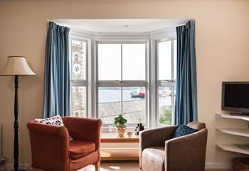The bay window provides a fabulous vantage point.