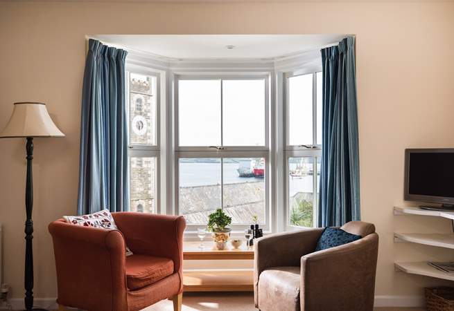 The bay window provides a fabulous vantage point.