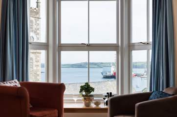 The view from the sitting-room (binoculars provided!).