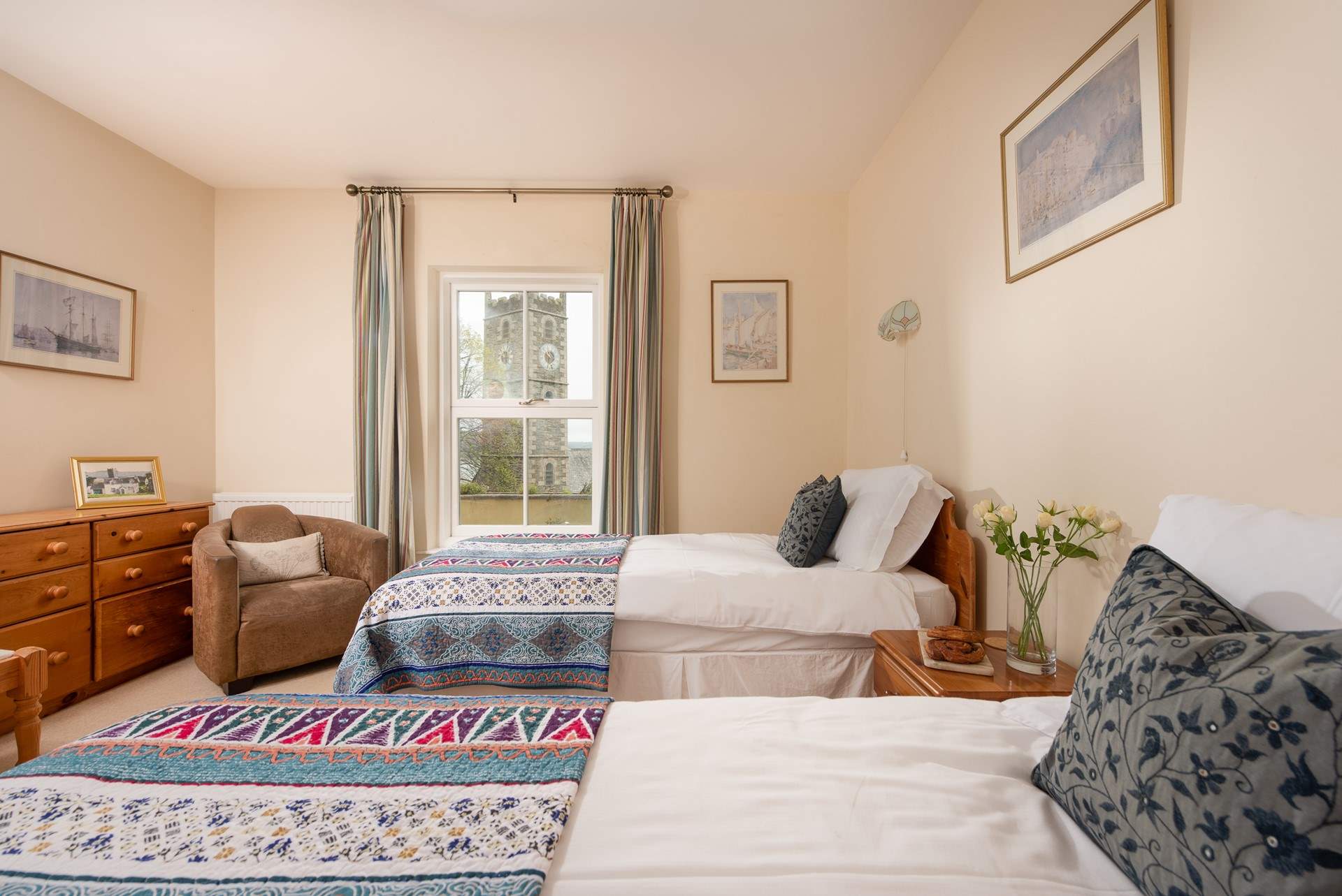 Bedroom 2 is ideal for either adults or children.