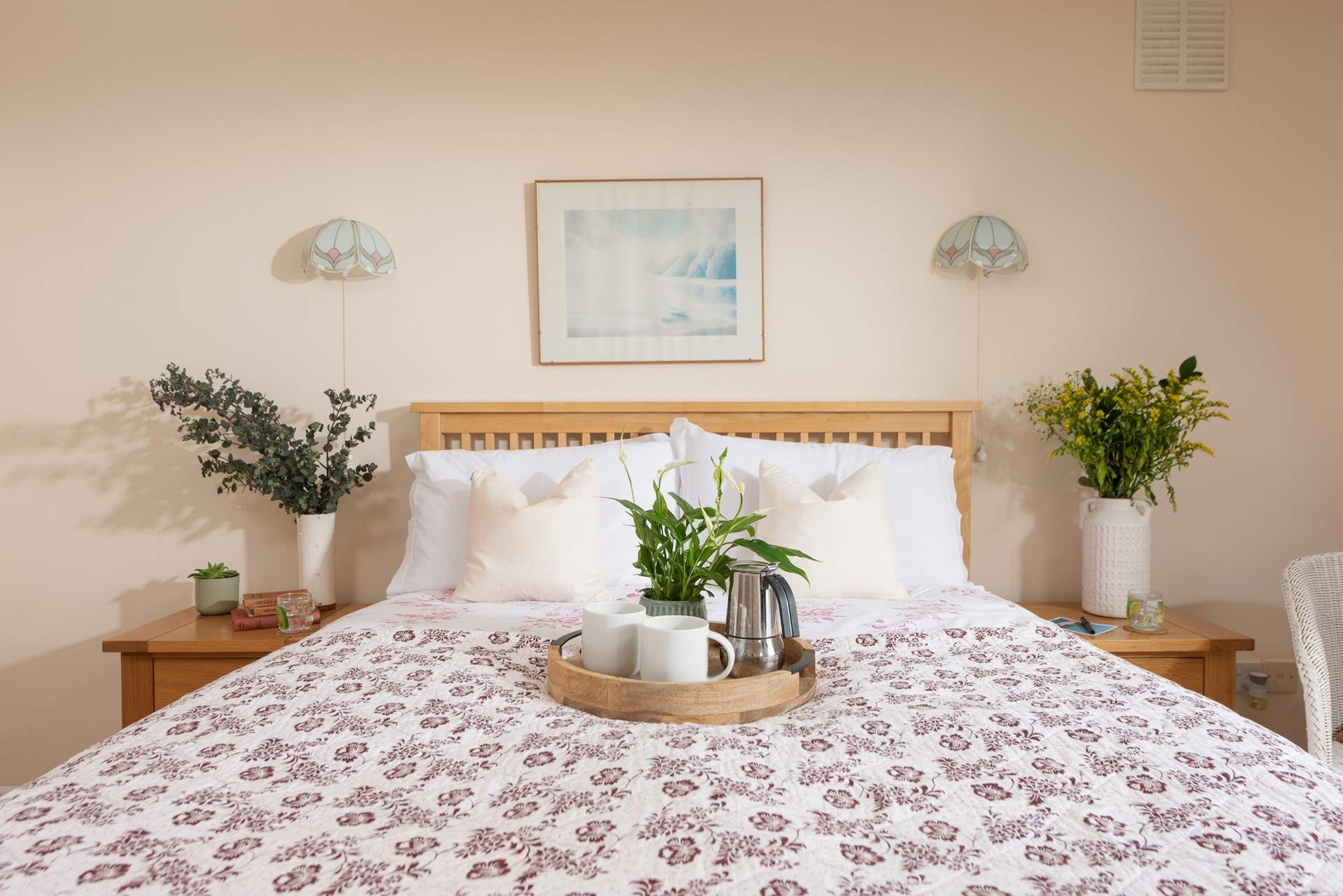 Bedroom 1 has a double bed and en suite shower-room.