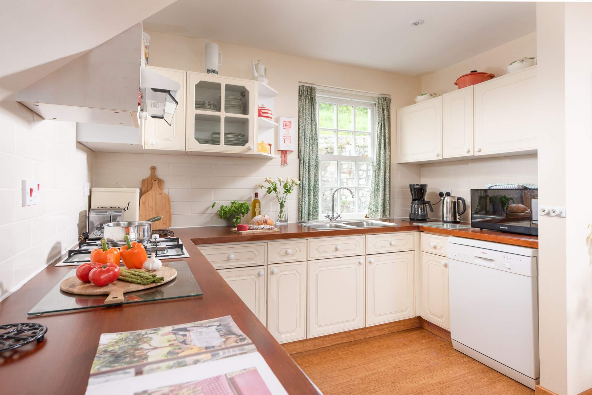 The kitchen has all the equipment you'll need to cook a holiday meal.