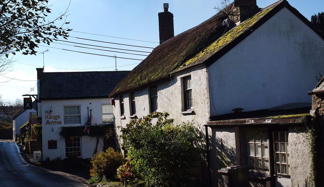 The King's Arms is just along the road and offers great food.