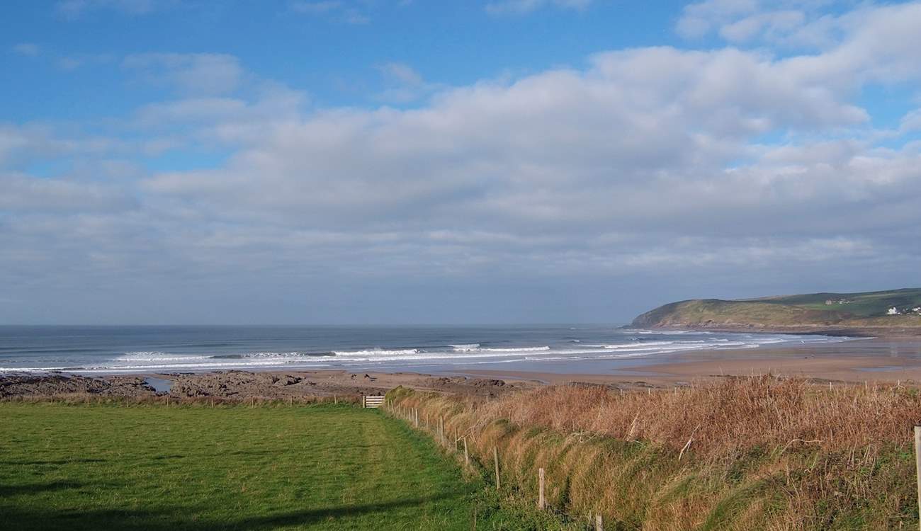 Croyde Beach is loved by surfers.