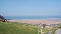 The owners kindly provide you with a parking permit for the private car park at Putsborough beach, one and a half miles from the cottage.