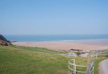 The owners kindly provide you with a parking permit for the private car park at Putsborough beach, one and a half miles from the cottage.