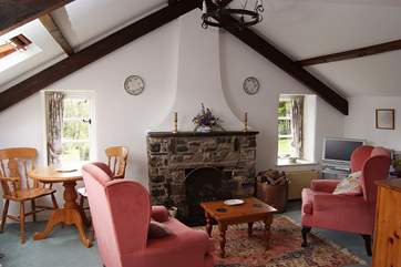 The very comfortable living-room.