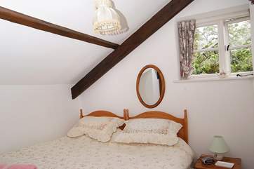 The bedroom can be either a double or twin.