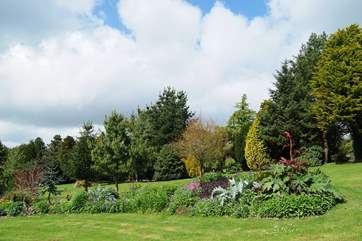 There is lots of colour in the extensive grounds for most of the year.