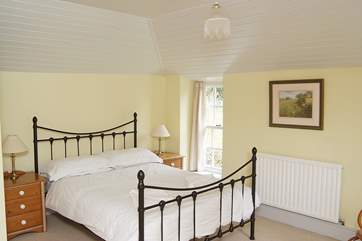The very comfortable double bedroom.