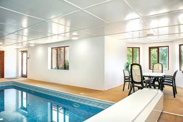 What a luxury- an indoor pool