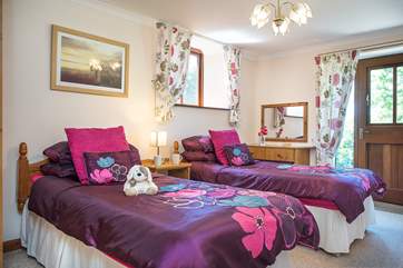 There are 4 spacious bedrooms