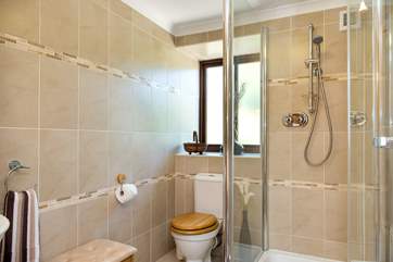 The ensuite shower room for bedroom 2