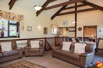 Plenty of room for everyone to chill out and relax in the lounge area