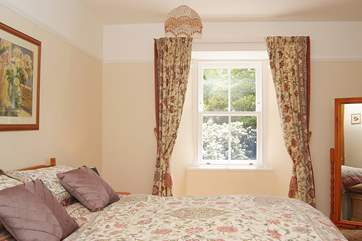 All the bedrooms look out over the garden.