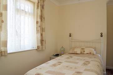 The ground floor bedroom.