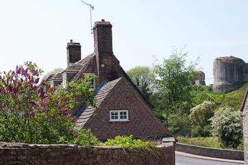 The cottage in its historic setting.