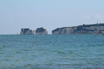 Old Harry Rocks at nearby Studland.