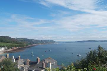 The view over Kingsand and Cawsand, on the eastern side of the Rame Peninsula.
