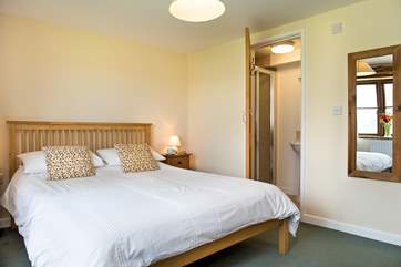 One of 2 double bedrooms on the ground floor.