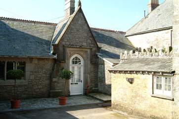 The entrance to the apartment.