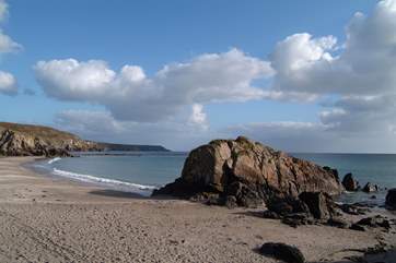 Nearby Kennack Sands beach is ideal for families.
