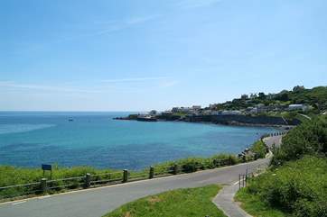 The scenic seaside village of Coverack.