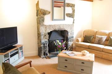Sit and plan your next days activities with Superfast broadband in the comfy sitting-room and throughout the farmhouse.