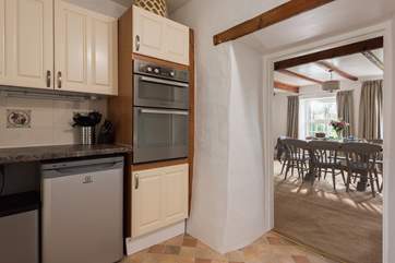 Looking through from the kitchen to the dining-room.