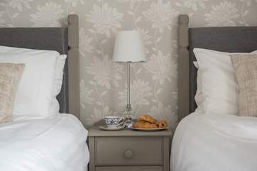Hopefully someone will bring you breakfast in bed.