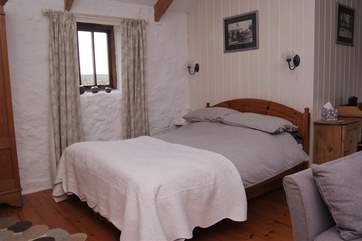 The bedroom area.