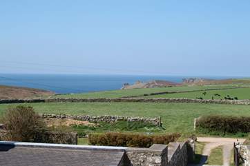 Wonderful views from the double bedroom window.