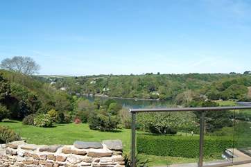 Part of the terrace is gravelled, with low stone retaining walls (please take care with children).