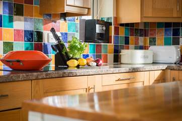 The kitchen is a cooks dream.