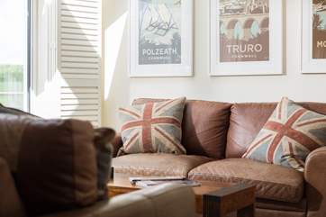 The house is stylishly and comfortably furnished.
