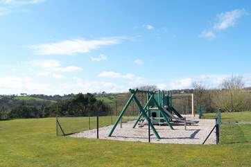 The children's play-area at Maenporth.