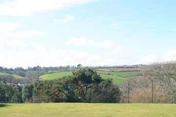 The lovely view from the estate.