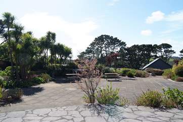 The barbecue-area.