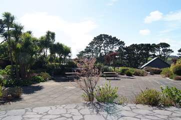The barbecue-area.