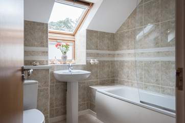 The family bathroom on the first floor.