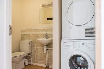 A handy utility-room on the ground floor.