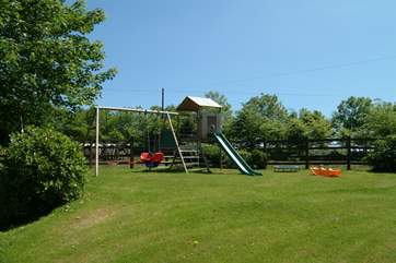The children's play-area, just across the drive to the front of the property.