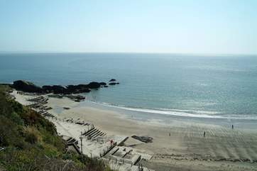 Looe beach.